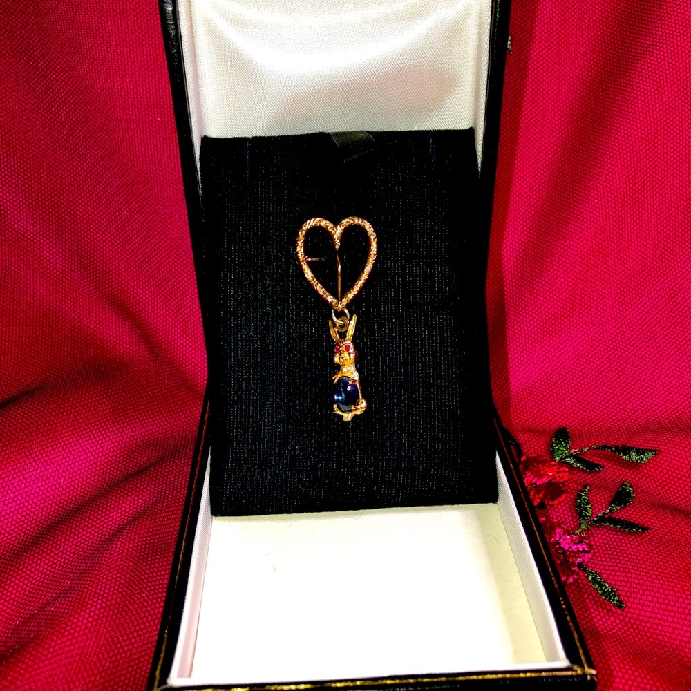 ❌SOLD ON MERCARI Heart Pin10kt w/small 14k pendant